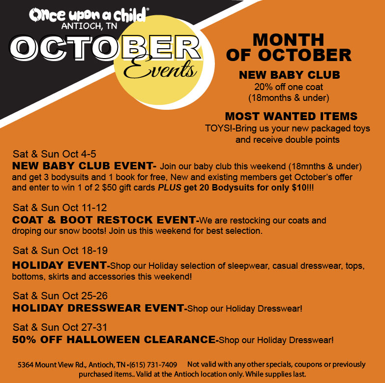 October Events